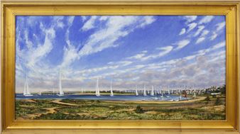 “Yachting Day – Nantucket Harbor” - Ilya Kagan