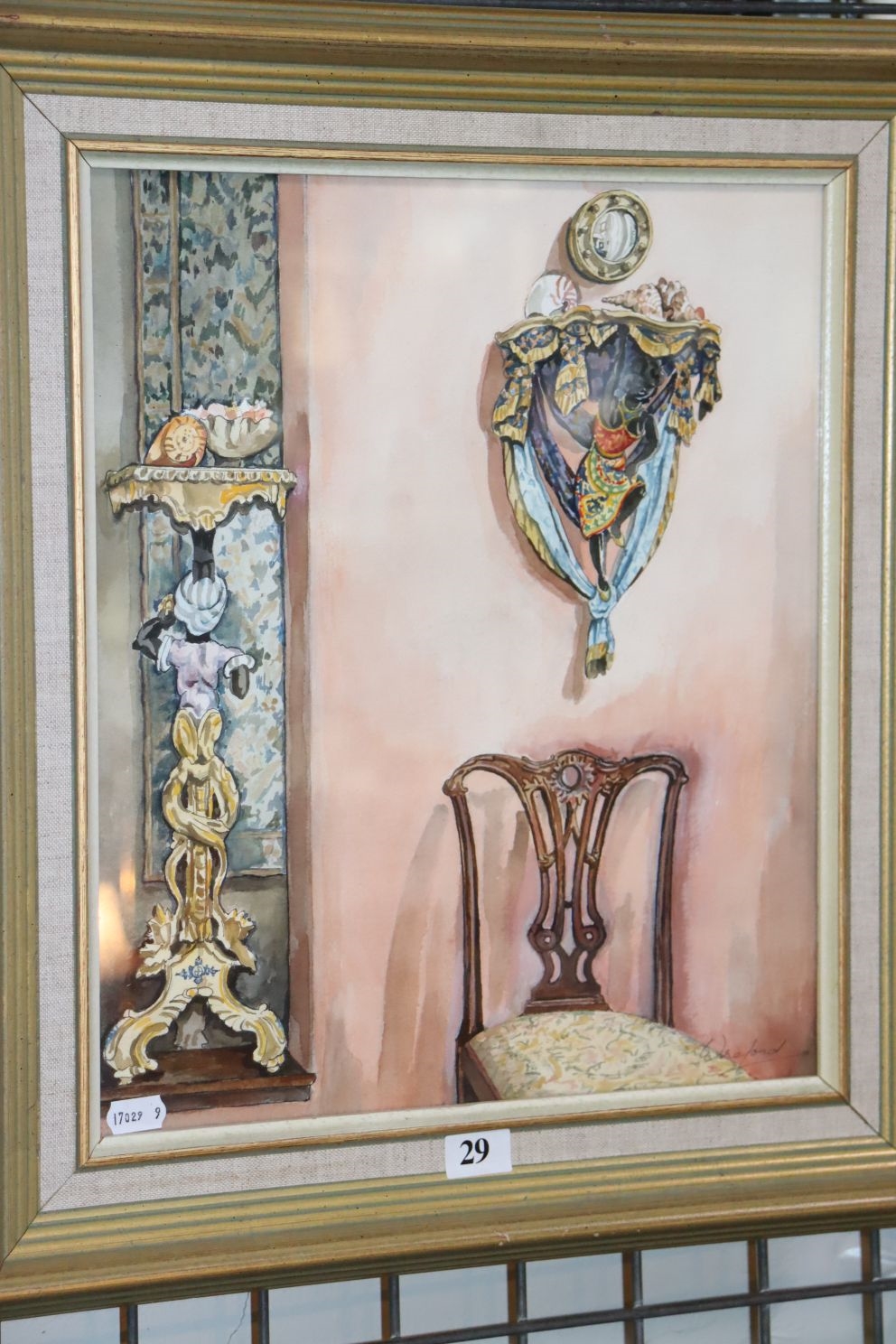 Artwork by Elaine Wreford, Home View Out of Africa, Made of watercolour