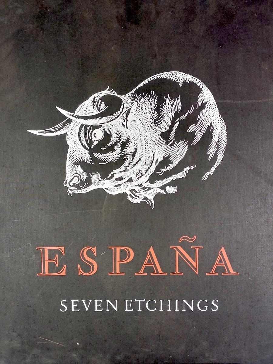 Artwork by Dick Stolwijk, Espana, Made of Seven Etchings
