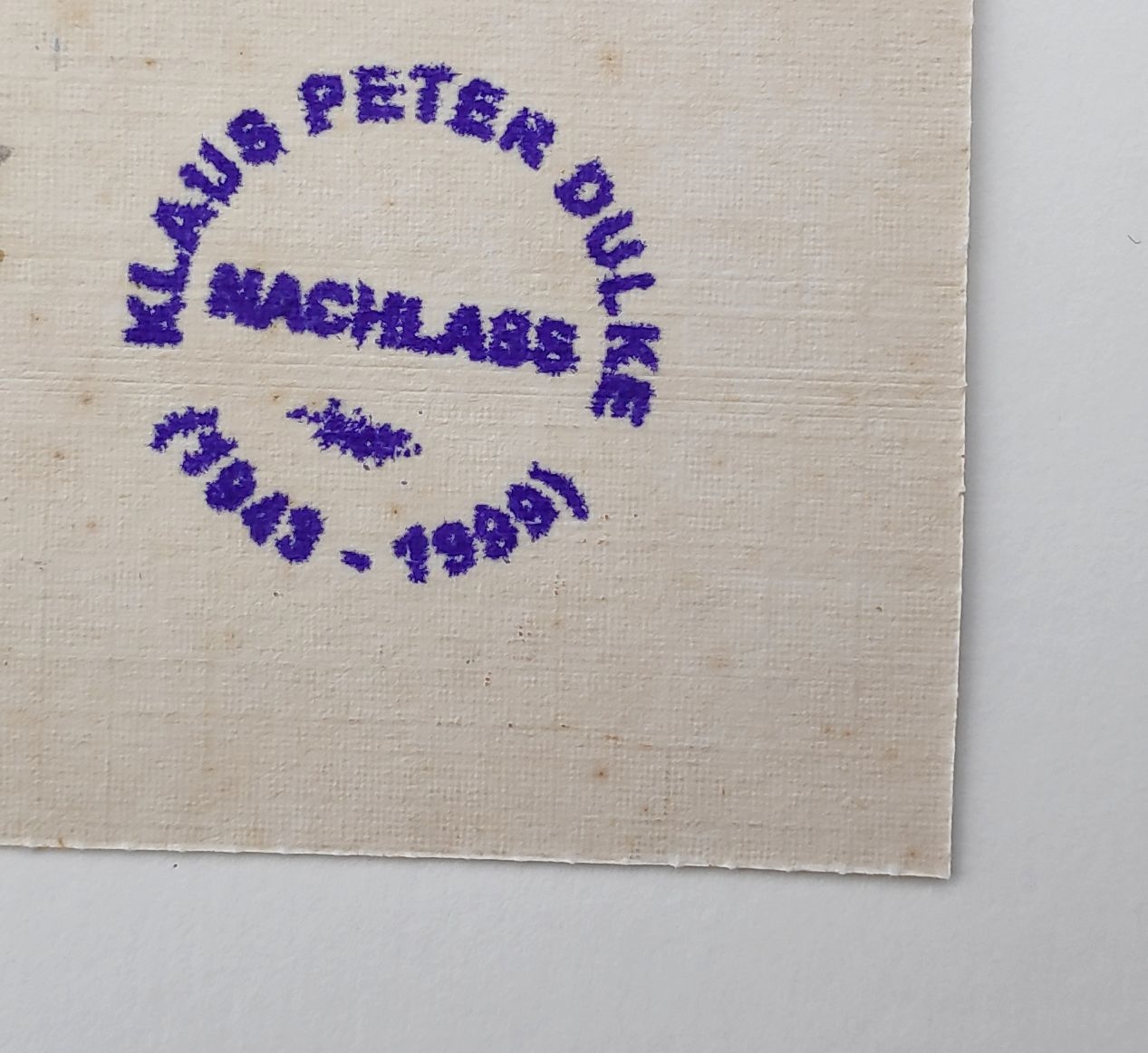 Artwork by Klaus Peter Dulke, Am Achterwasser bei Pudagla“, Made of pastel