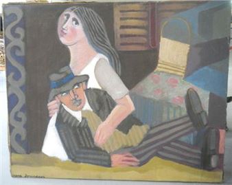 La Gioconda and her fiancé - Irene Domínguez