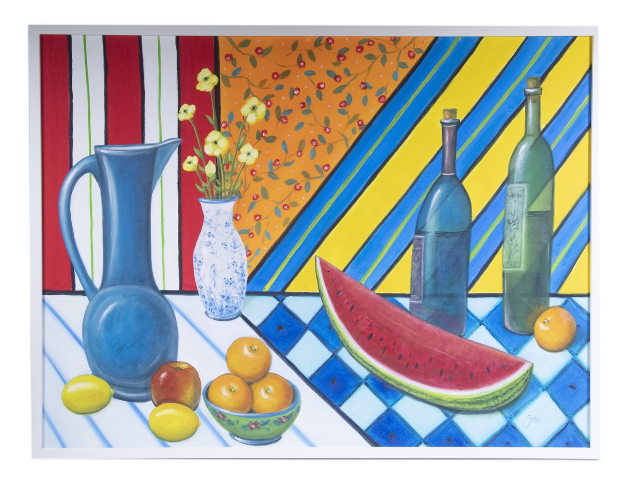 Artwork by James Stephen Zoller, "Watermelon", Made of oil on canvas