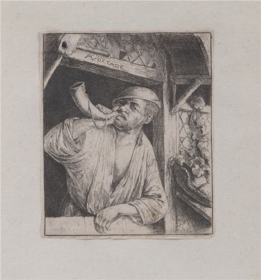 "A Baker Sounding His Horn"