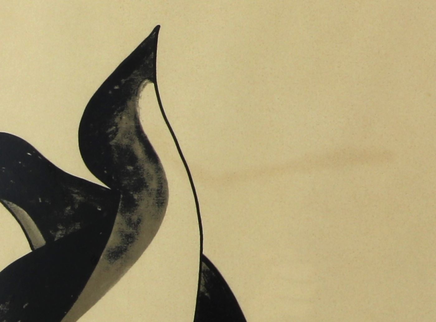 Artwork by Lipa Drojevic, Manchots, Made of Lithograph