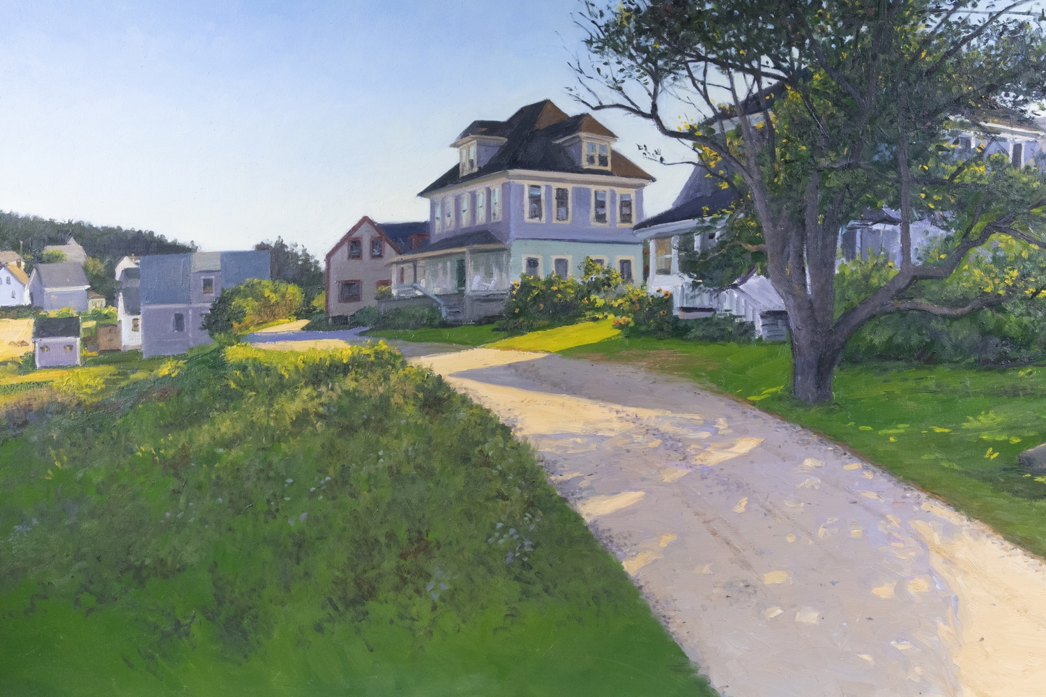 Artwork by Kevin Beers, Main Street, Made of oil on canvas