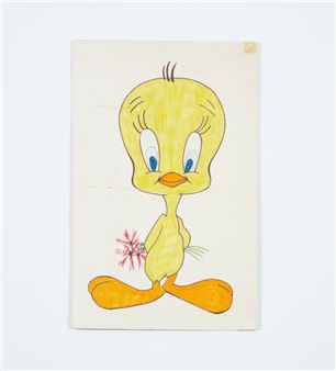 Carton d'anniversaire (format A4) confectionné artisannalement - Jacques Mesrine