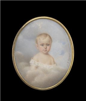 Baron Renaud-Oscar d'Adelswärd enfant en chemise - François-Sébastien Laurent