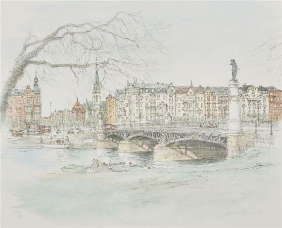 Jan Lundquist | Stockholmsmotiv | MutualArt