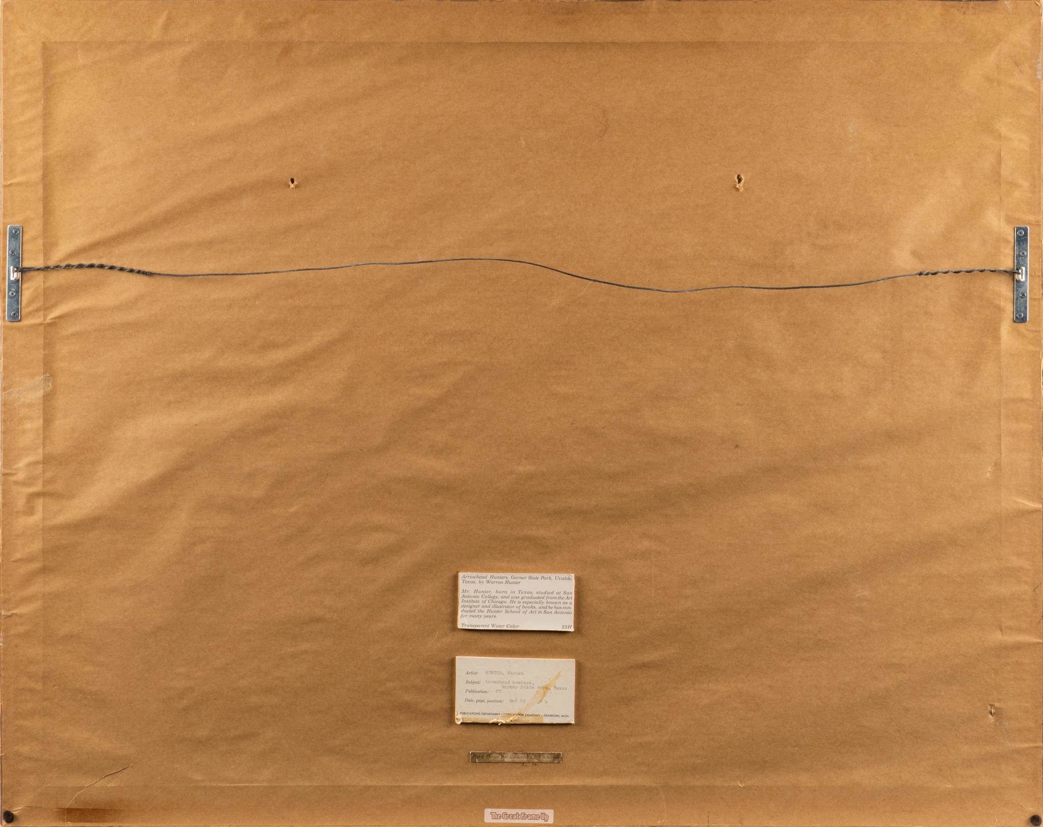 Warren Hunter | Arrowhead Hunters, Garner State Park (1959) | MutualArt