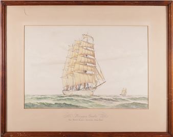 Portrait of the Ship Hezogin Cecilie 1902-1936 - Ramon Aker