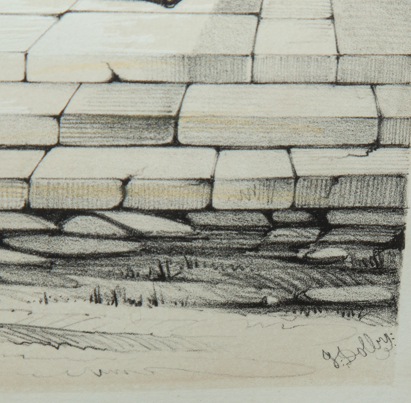 Artwork by Joshua Edward Adolphus Dolby, Eton, Made of two-toned lithographs