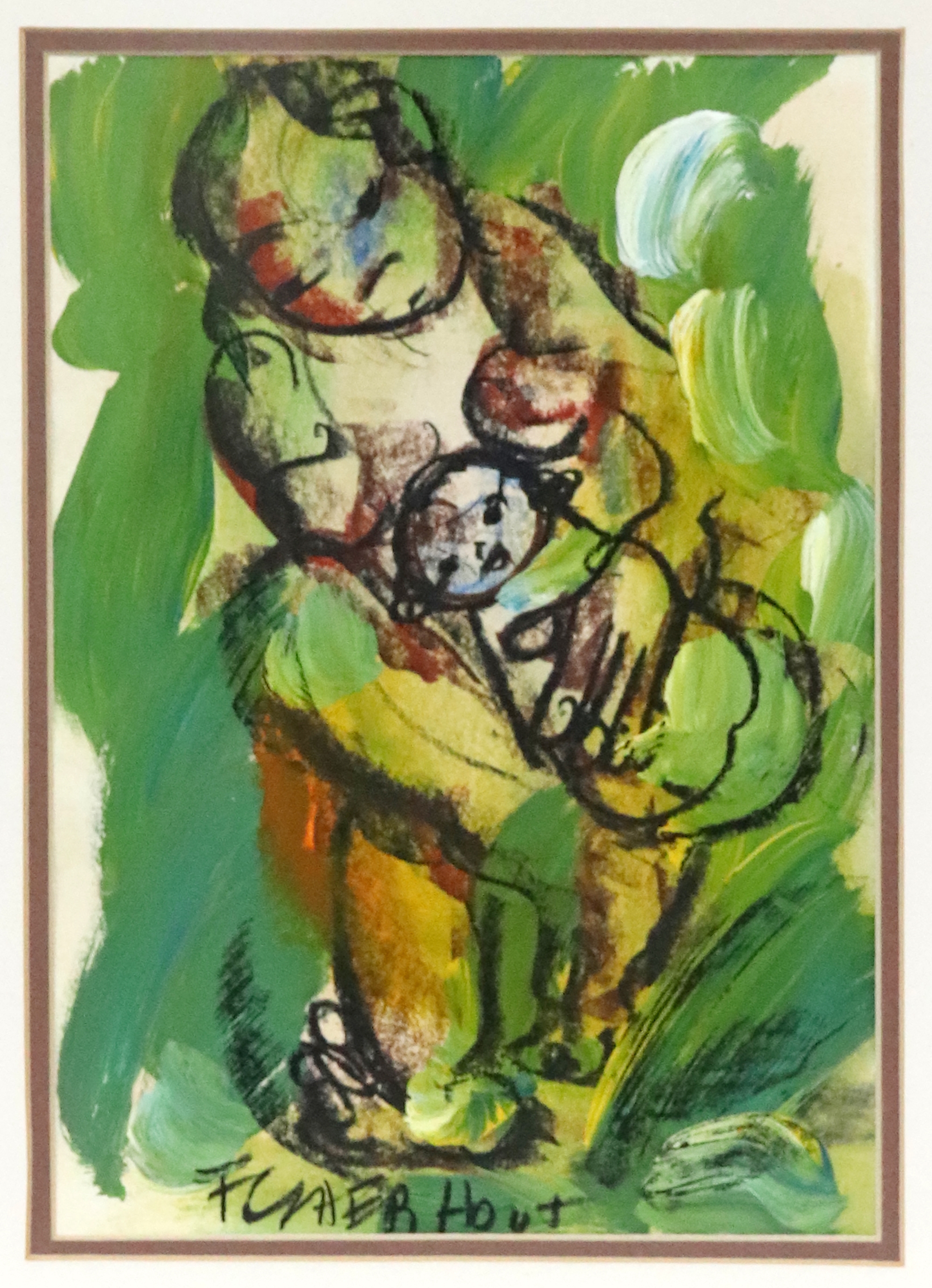 MOTHER AND CHILD by Frans Claerhout