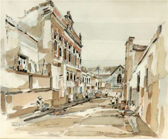 DISTRICT SIX CAPE TOWN by Don Adair, dated 1975