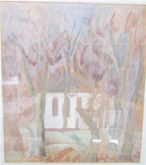 Killavullen Church from the Park, County Cork - Sylvia Cooke-Collis