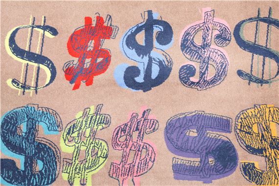 Andy Warhol | U.S. Dollar Sign Rug (1981) | MutualArt