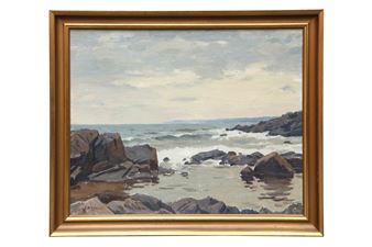 Bornholm sea scape - Einar Nielsen Korlind