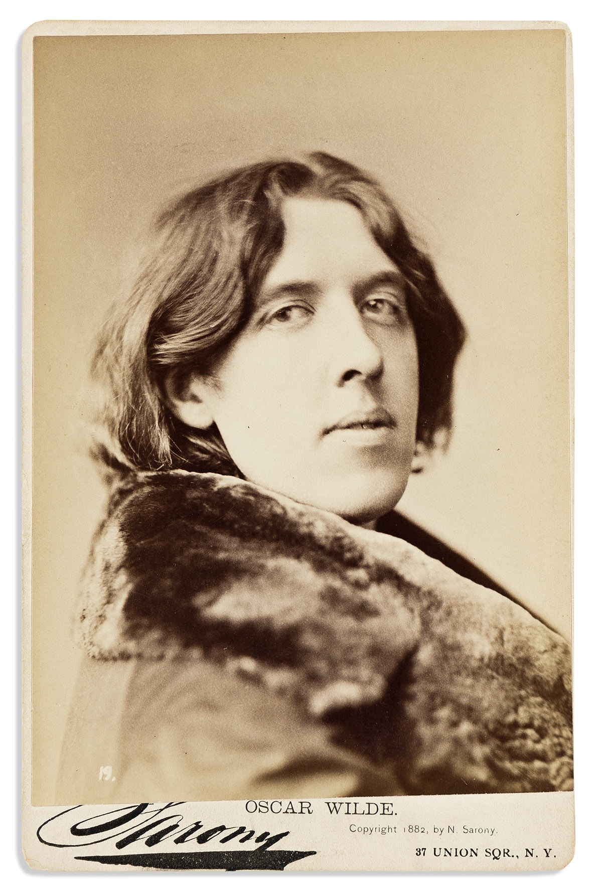 Napoléon Sarony | Portrait of Oscar Wilde (1882) | MutualArt