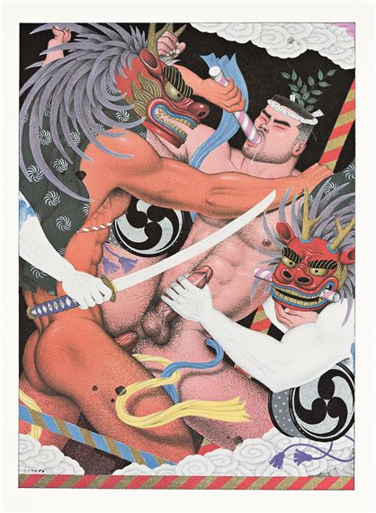 [Shishi Odorii II -Lion Dance] by Sadao Hasegawa, 1990