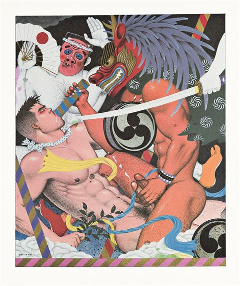 [Shishi Odorii III - Lion Dance III] by Sadao Hasegawa, 1990