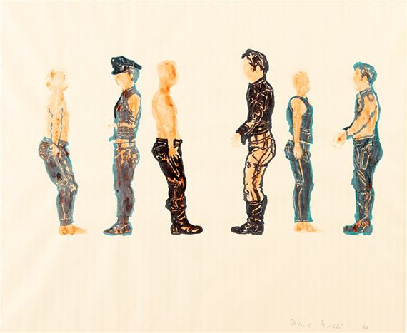 Six Leather Boys by Patrick Procktor, 1966