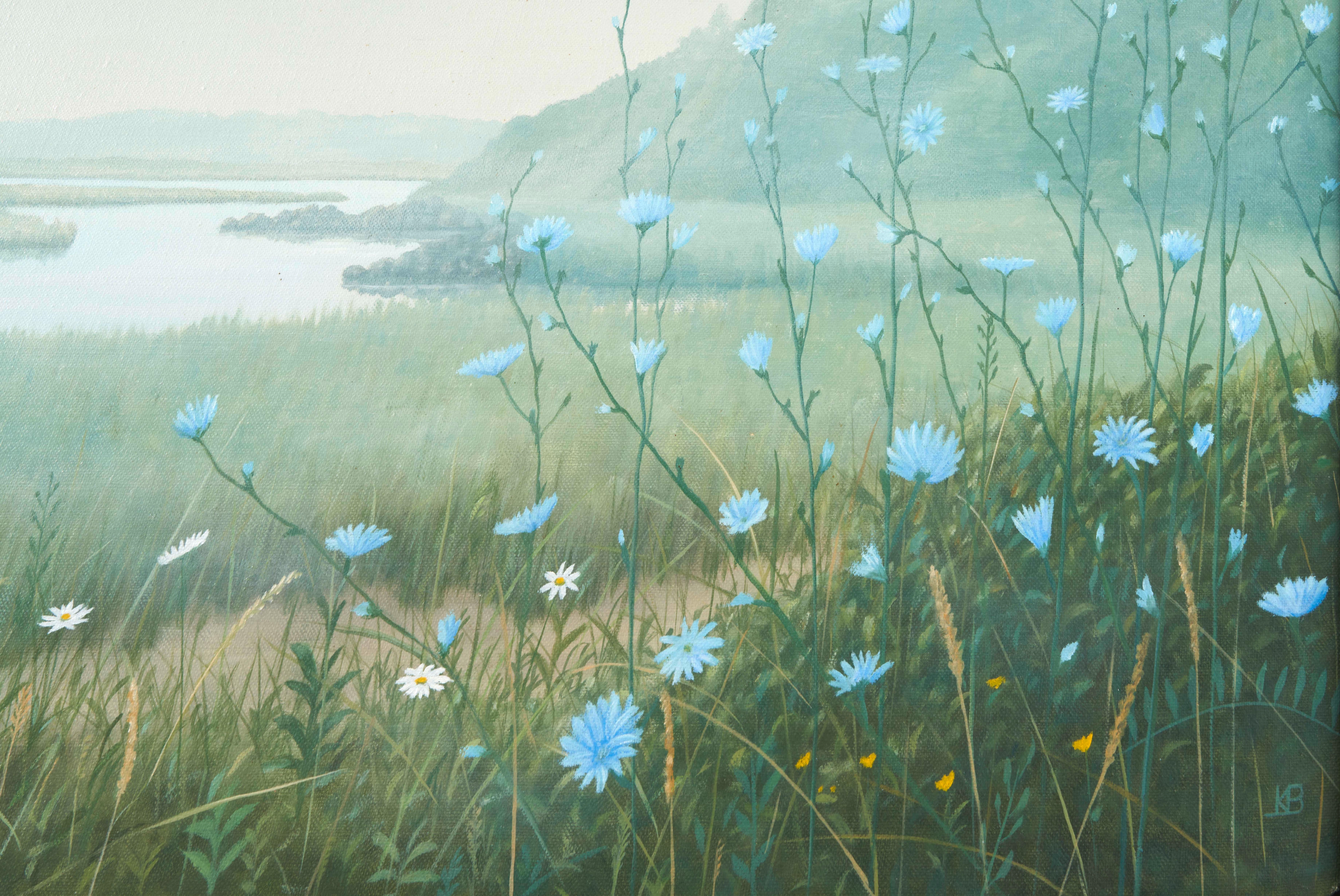 Artwork by Kib Bramhall, Morning in July, Made of oil on canvas