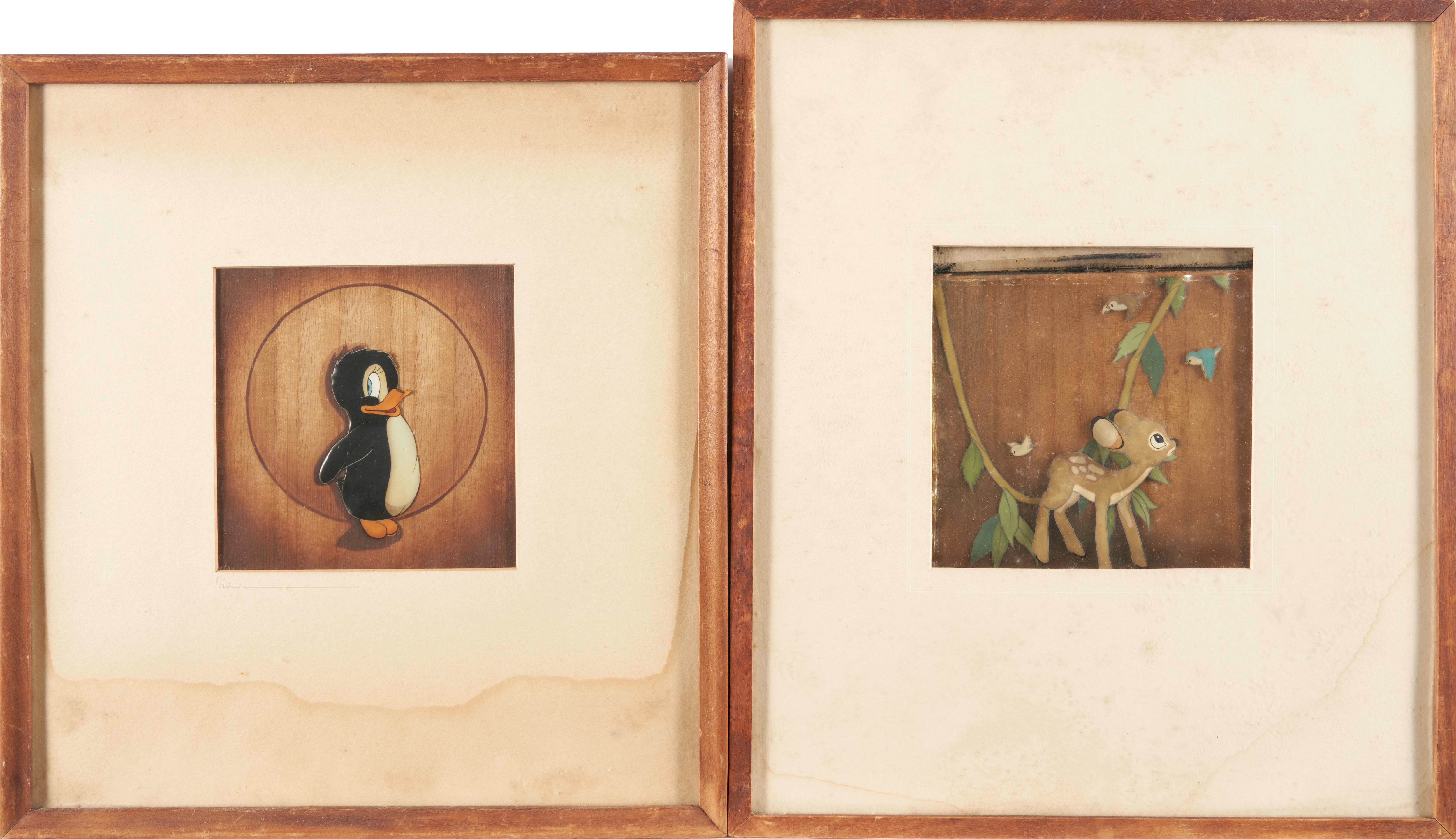 Walt Disney Studios | Four framed Disney cells Original artwork for ...