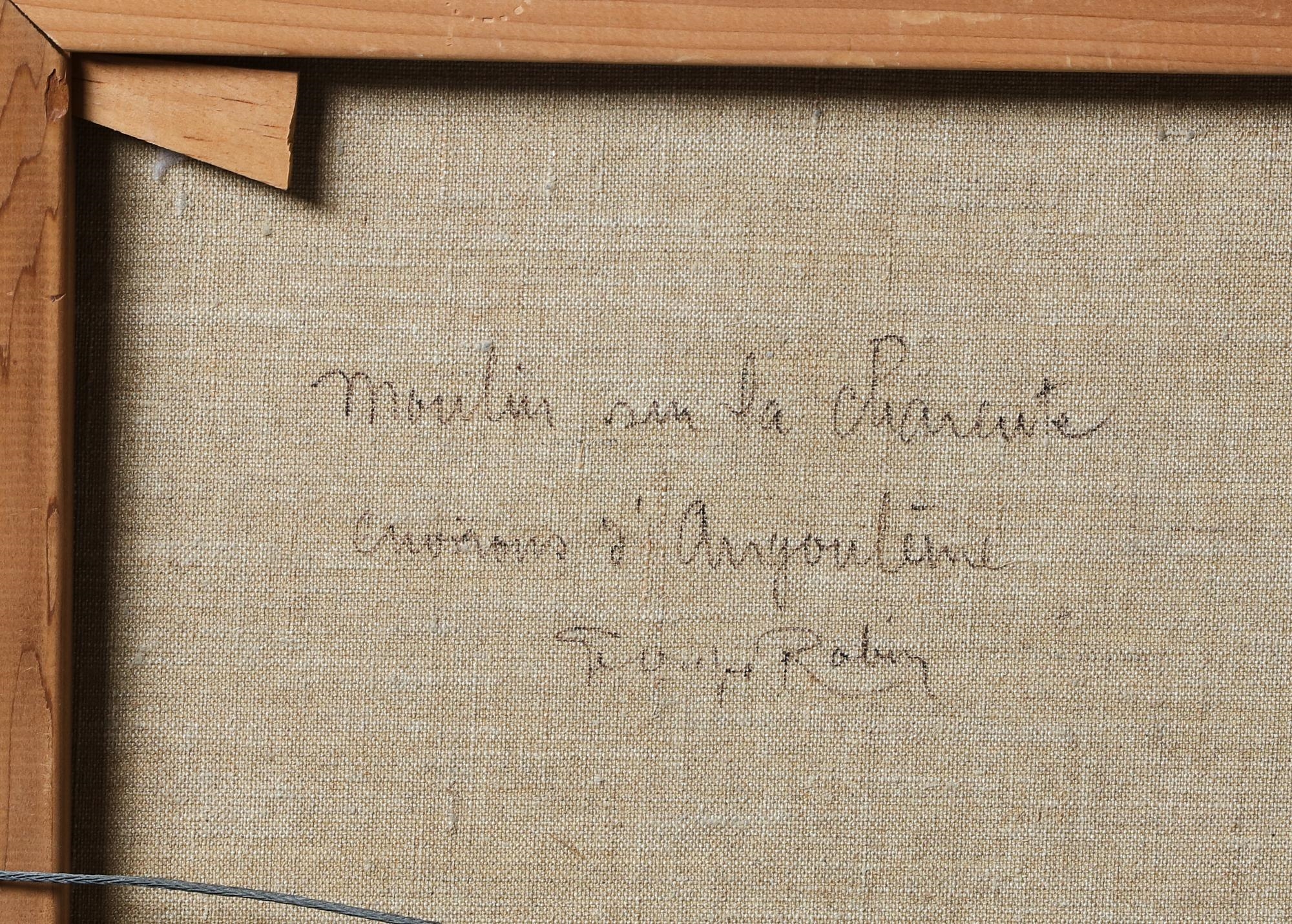 Artwork by Georges Robin, Moulin sur la Charente, Angouleme, Made of oil on canvas