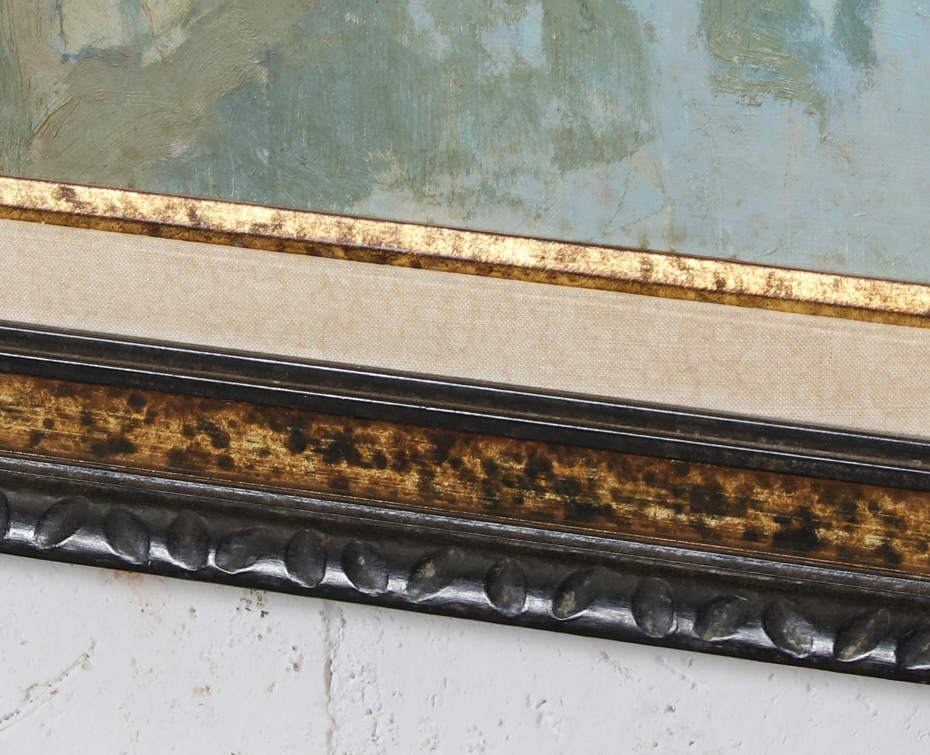 Artwork by Georges Robin, Moulin sur la Charente, Angouleme, Made of oil on canvas