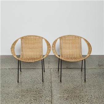 A Pair Of Mid-Century John Crichton Chairs - John Crichton