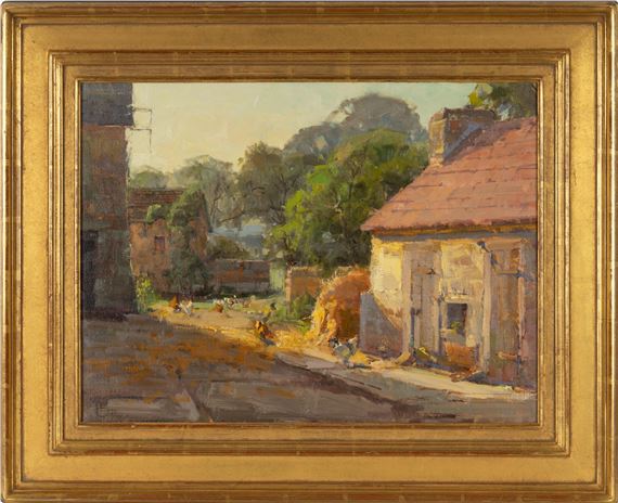 "Barnyard in Morning" - Kathryn Stats