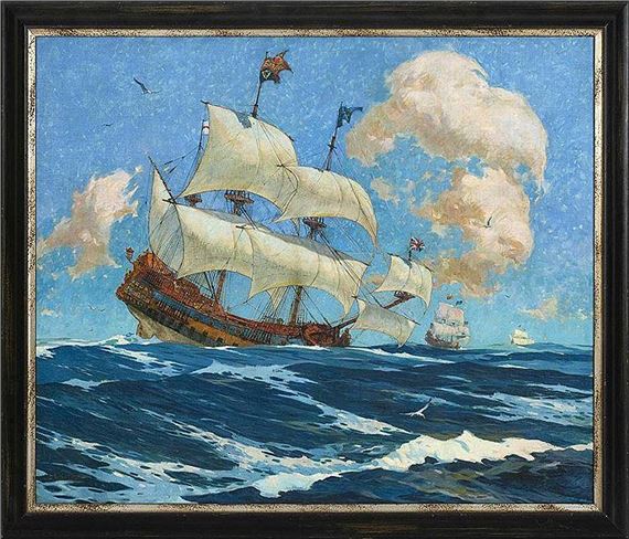 Gordon Grant | The King's Ship. | MutualArt