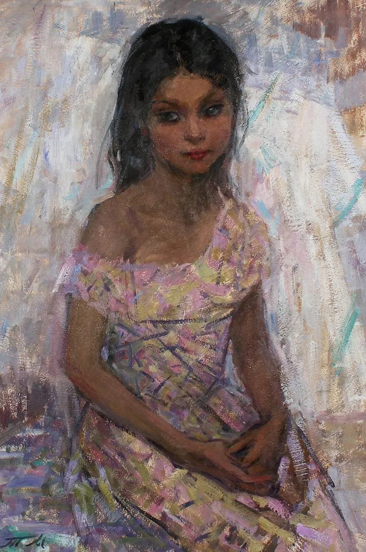 Tatiana Mikhailovna Martchenko | SEATED YOUNG BEAUTY | MutualArt