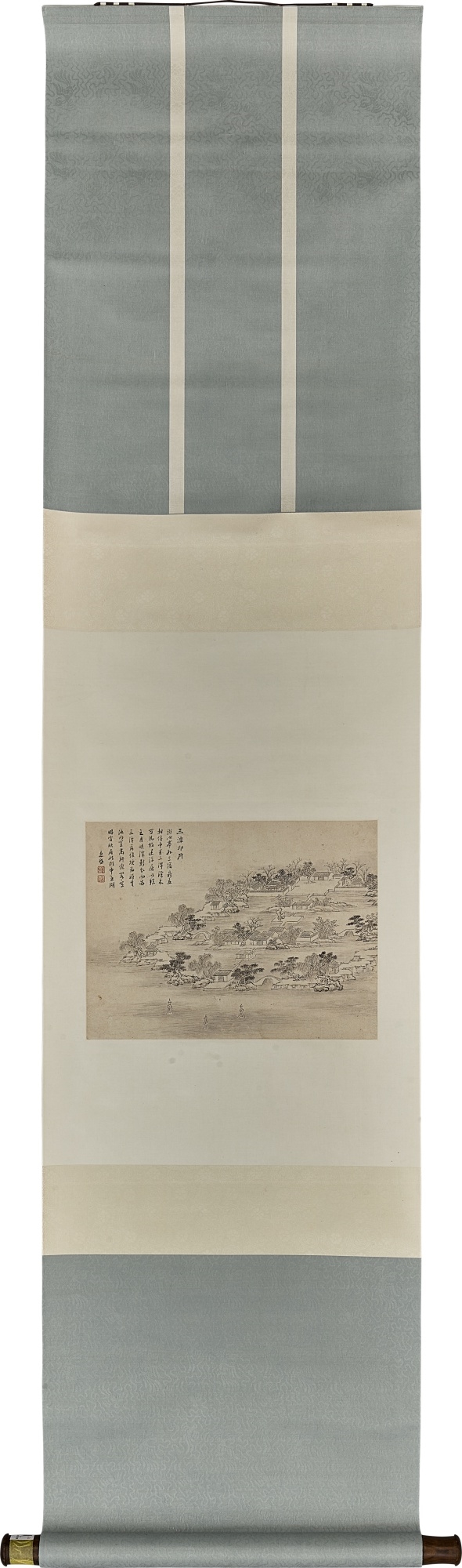 Artwork by Liu Yin, Jiangnan Landscape, Made of ink on paper