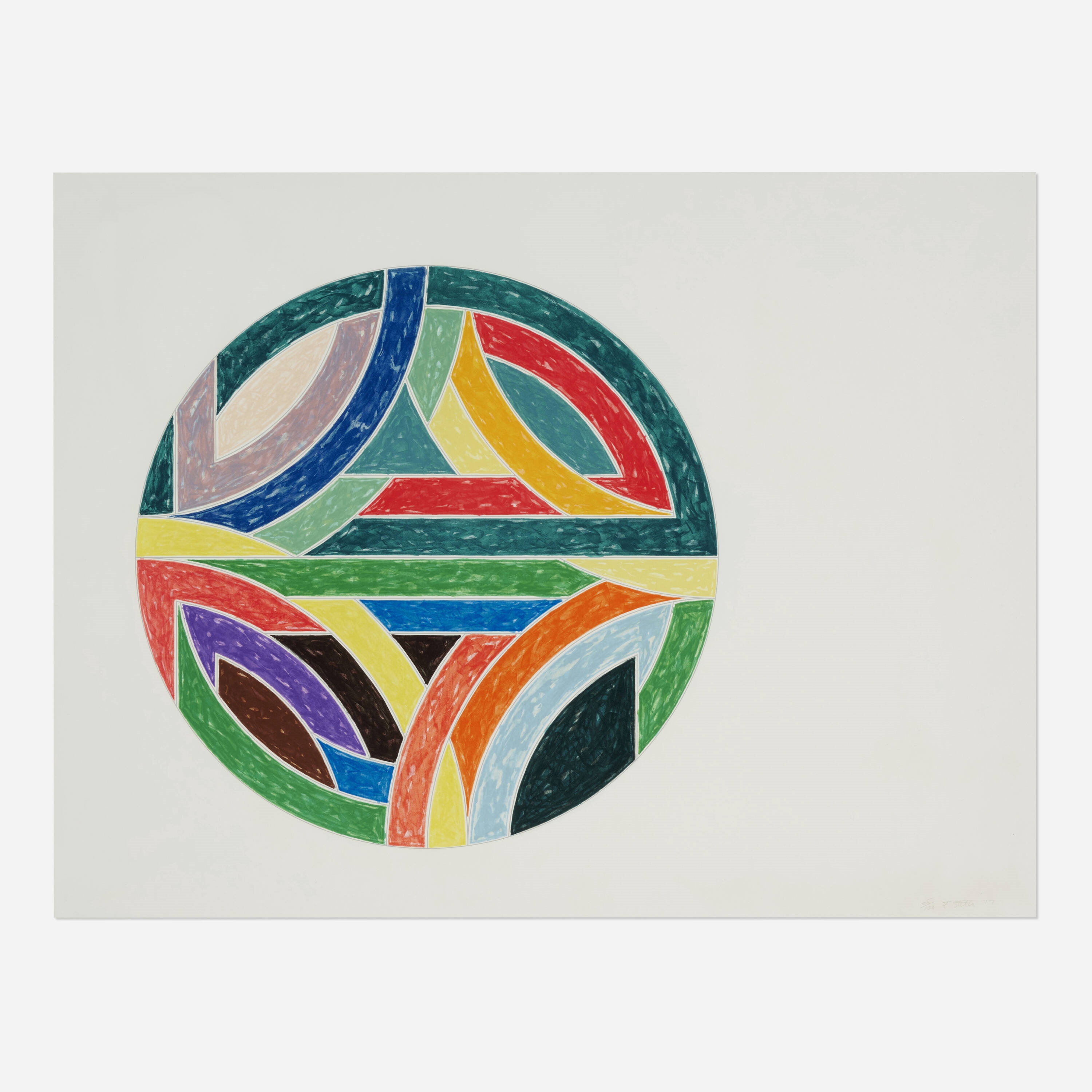 Sinjerli Variation IV by Frank Stella, 1977