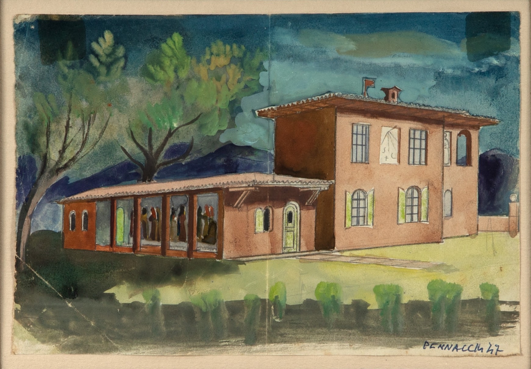 Projeto Casa Campo by Fulvio Pennacchi, 1947