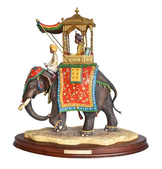 Border Fine Arts 'Jewel of the East' (Ceremonial Indian Elephant) - Richard Roberts