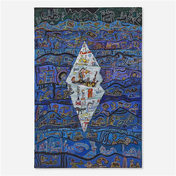 Blue Waves by Ynez Johnston, 2004