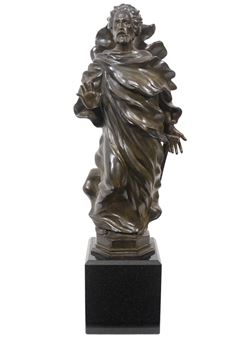 Frederick Hart 'Saint Paul Maquette' Bronze - Frederick Hart