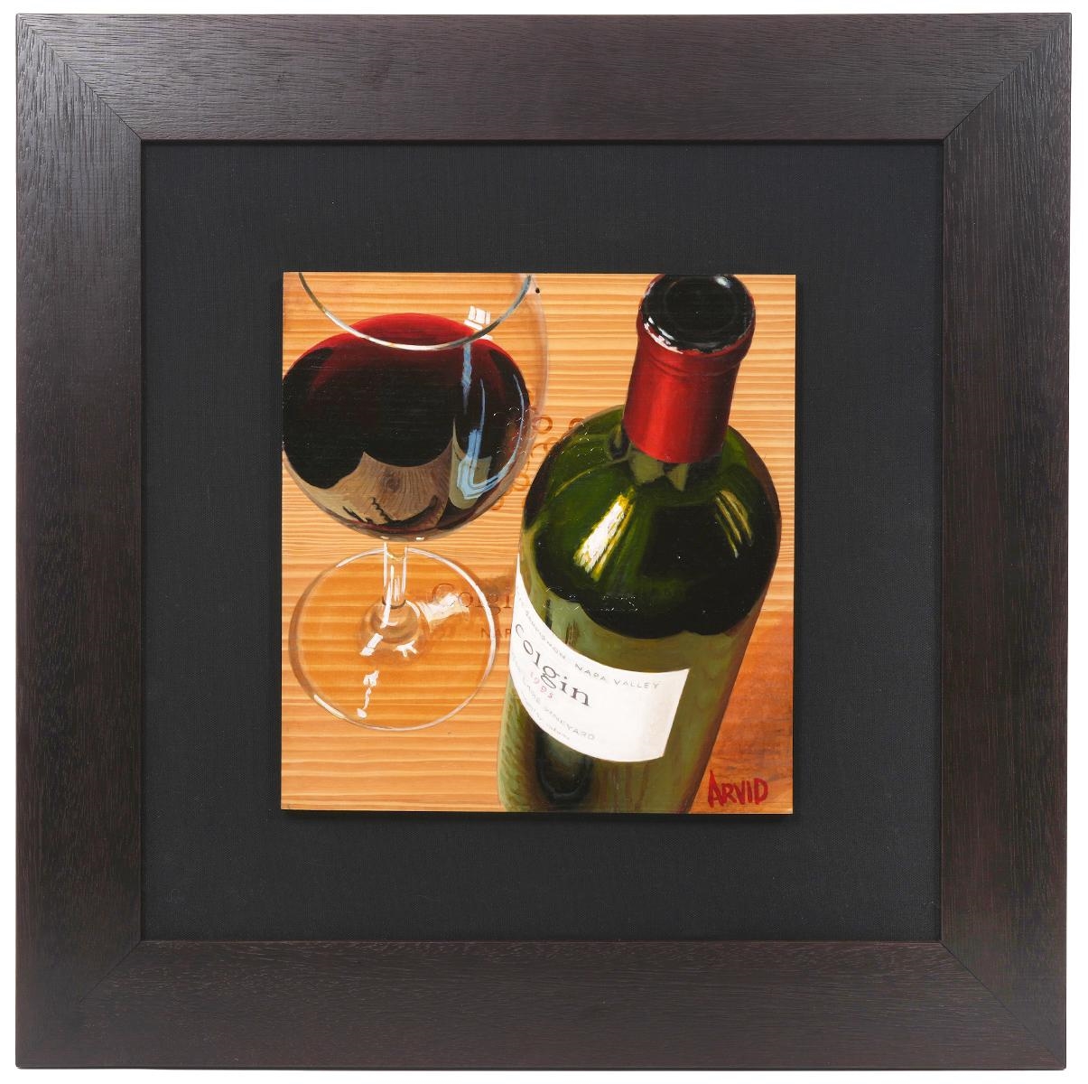 Thomas Arvid | Thomas Arvid 'Colgin' Oil Painting on Wood | MutualArt