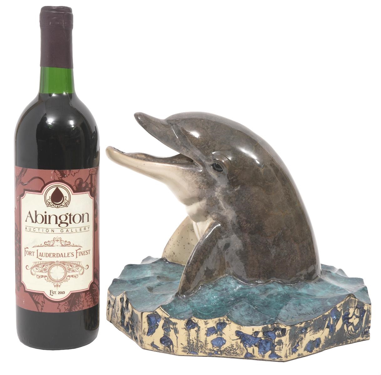 Robert Wyland | Robert Wyland Enameled Bronze Dolphin Ltd. Ed. | MutualArt