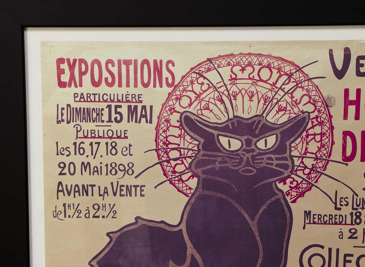Tournée du Chat Noir, c.1896 Poster by Théophile Alexandre Steinlen 16 x 20in