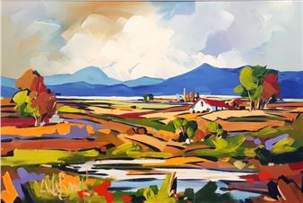 Farm Landcape - Carla Bosch