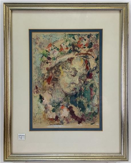 Portrait of a woman by Edna Gass