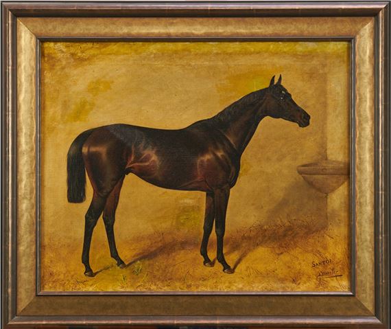 A Bay Horse, 'Santoi' by Alfred Wheeler