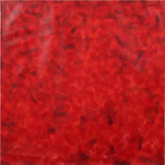 Abstract in Red by Stuart Giles