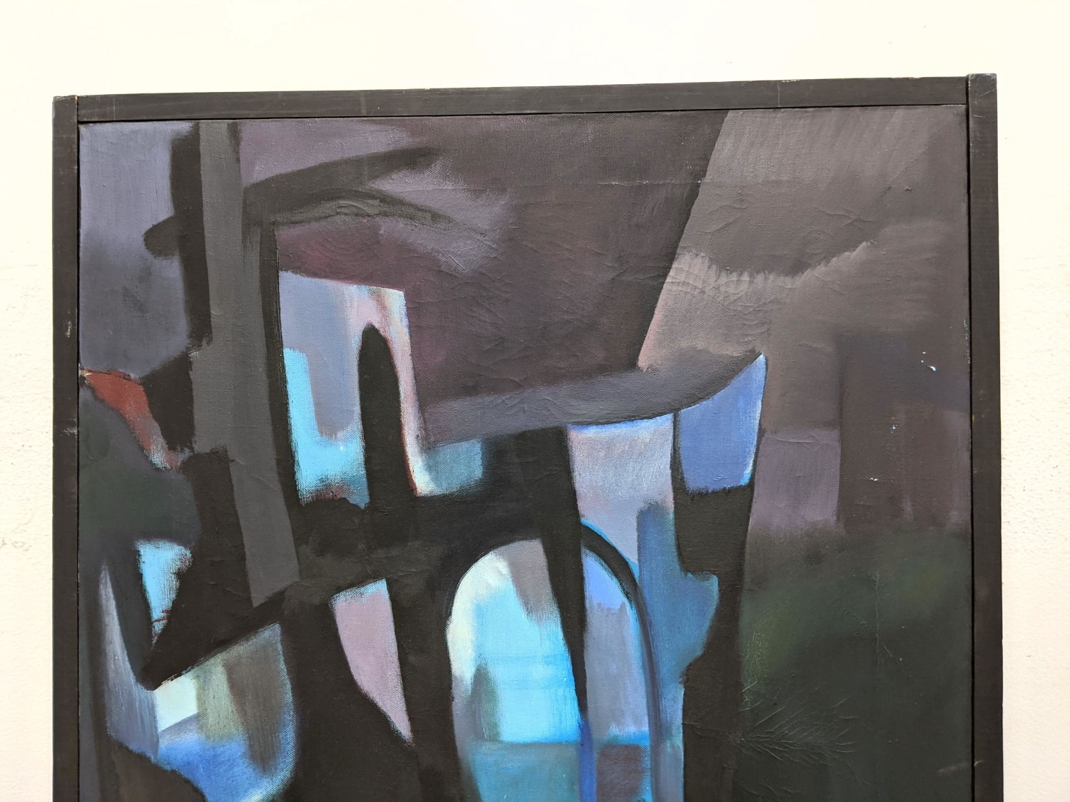 Artwork by Bernard Loiselle, Abstract: Trial By Combat, Made of Oil Painting