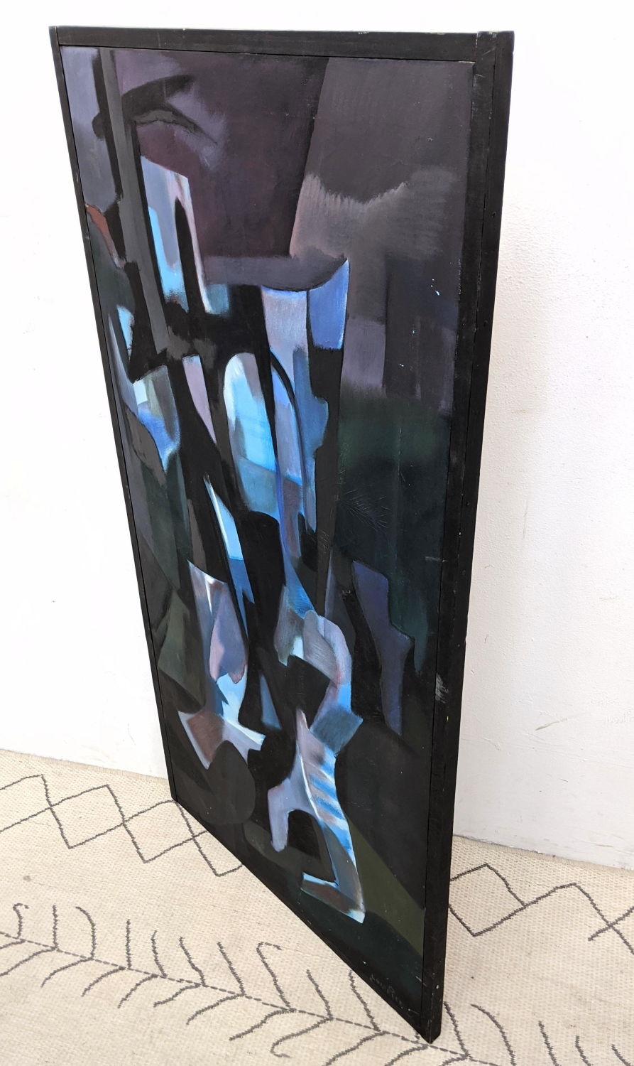 Artwork by Bernard Loiselle, Abstract: Trial By Combat, Made of Oil Painting