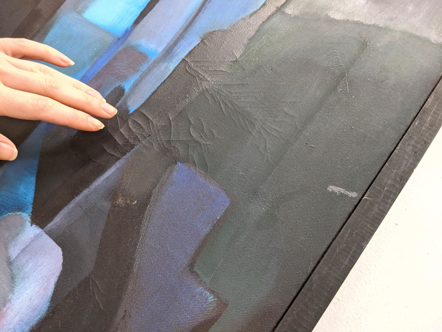 Artwork by Bernard Loiselle, Abstract: Trial By Combat, Made of Oil Painting