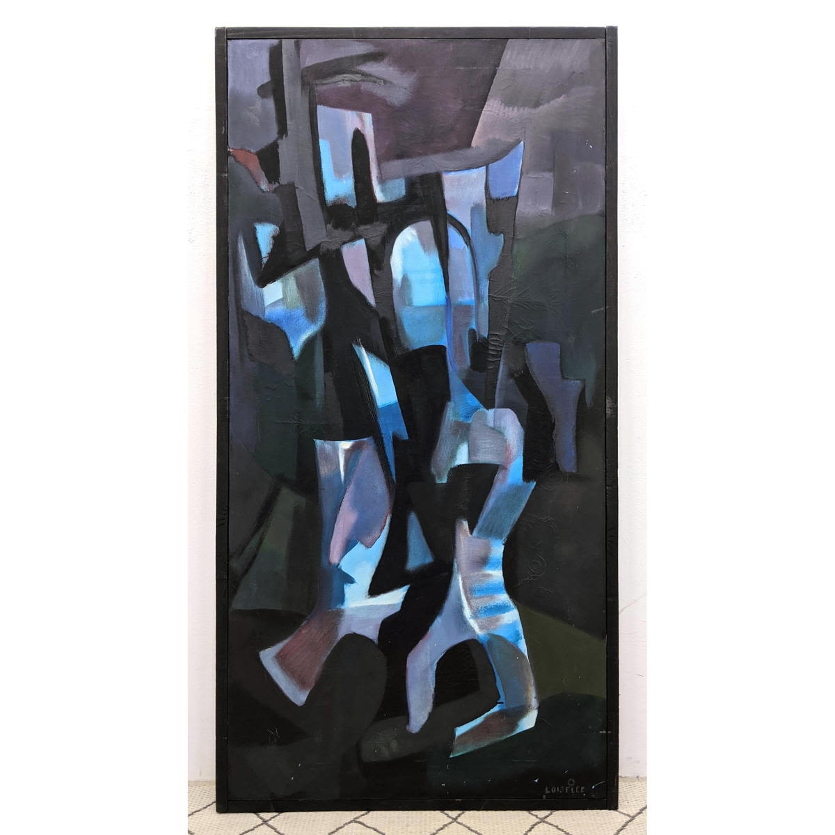 Artwork by Bernard Loiselle, Abstract: Trial By Combat, Made of Oil Painting