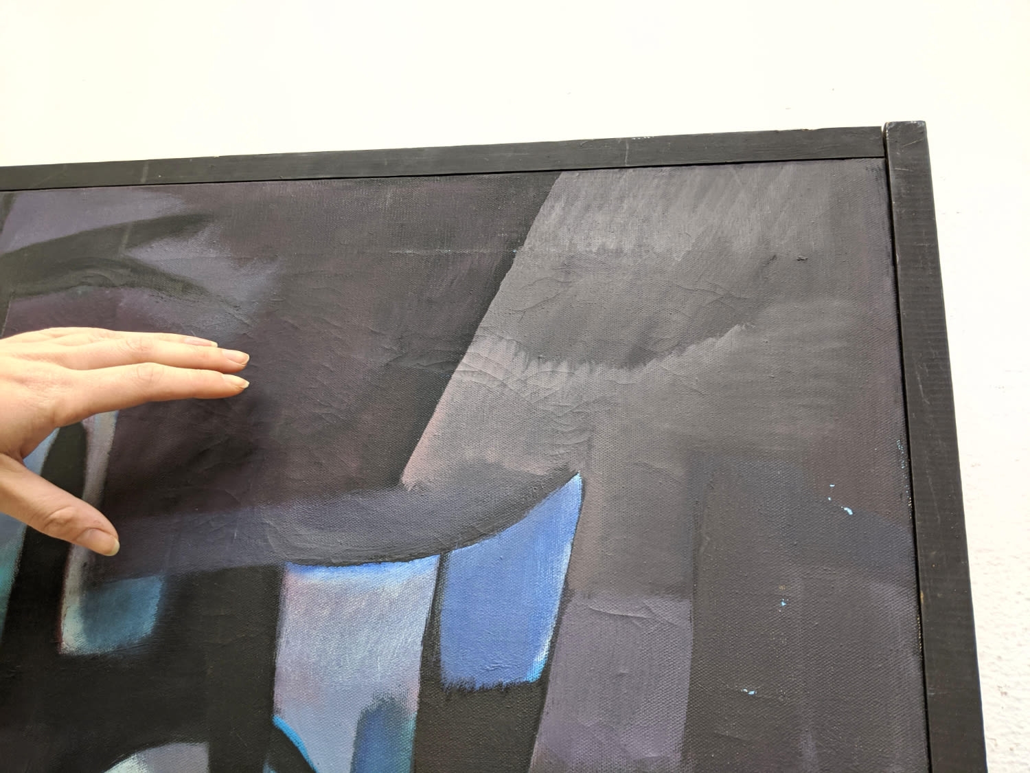 Artwork by Bernard Loiselle, Abstract: Trial By Combat, Made of Oil Painting